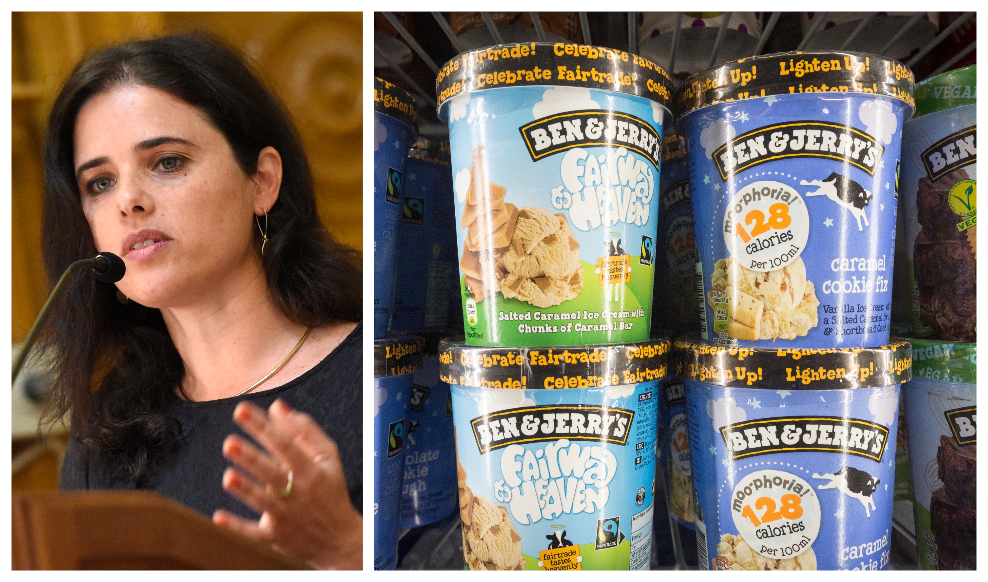 Ben & Jerry's stoppar försäljningen av glass i flera områden i Israel.